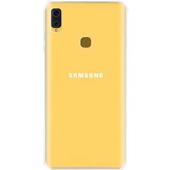 Samsung Galaxy A40 Silicone Cover By BigBen Transparent hinta ja tiedot | Puhelimen kuoret ja kotelot | hobbyhall.fi