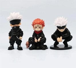 3 kpl 15cm Jujutsu Kaisen Anime Figure 2 Style Satoru Gojo Action Figure Lord of the Curse Sukuna Figurine Collection Model Doll Toys hinta ja tiedot | Pienoismallit | hobbyhall.fi