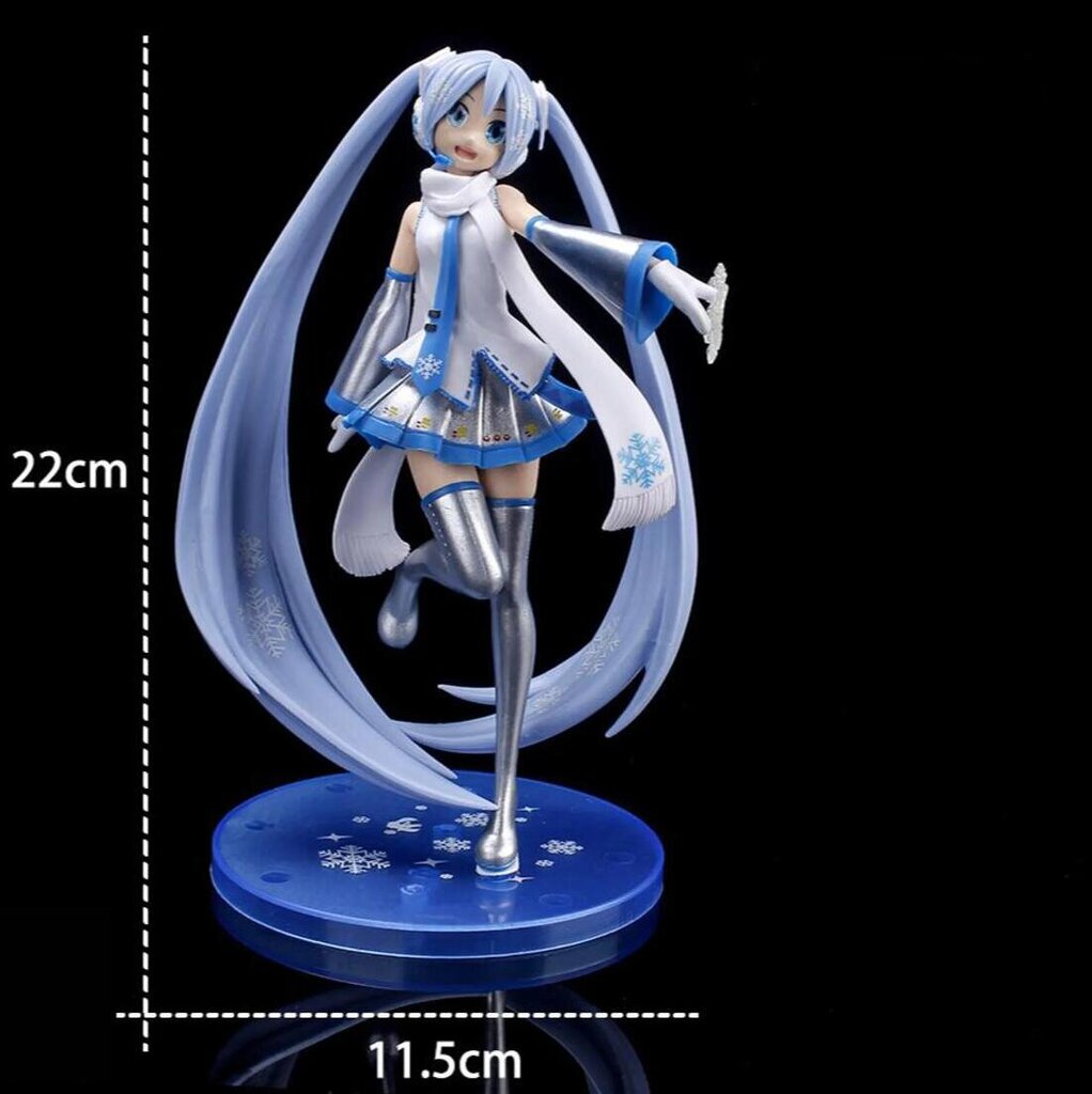 5 kpl 15cm-23cm Seksikäs tyttö Hatsune Miku Anime Figure Fashion Subclture Miku Action Figure hinta ja tiedot | Pienoismallit | hobbyhall.fi