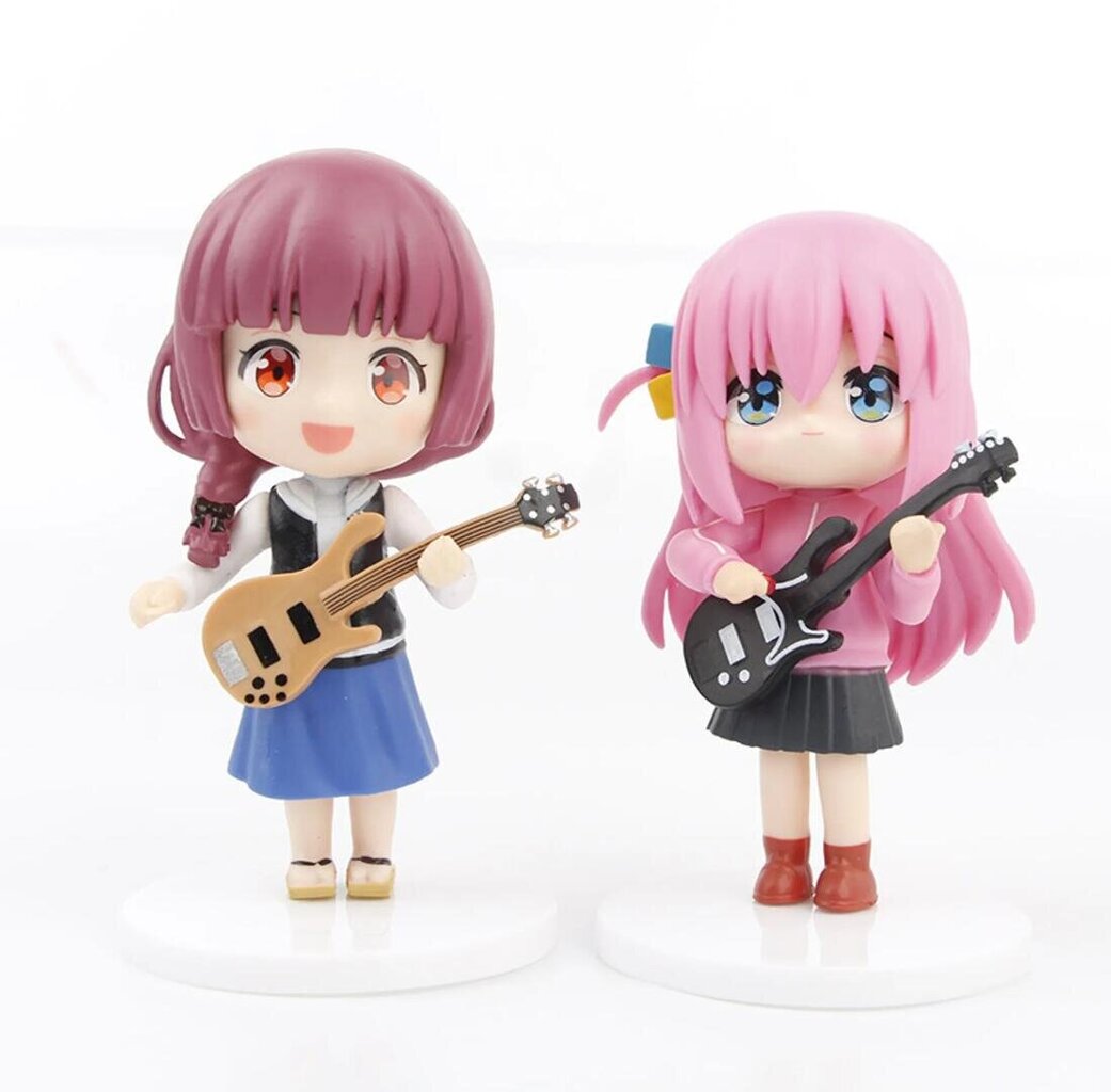 6 kpl 10cm BOCCHI THE ROCK Anime Figure Kitaristi Gotoh Hitori Action Figure Ijichi Nijika/Kita Ikuyo Figure Collectible Model Toy hinta ja tiedot | Pienoismallit | hobbyhall.fi