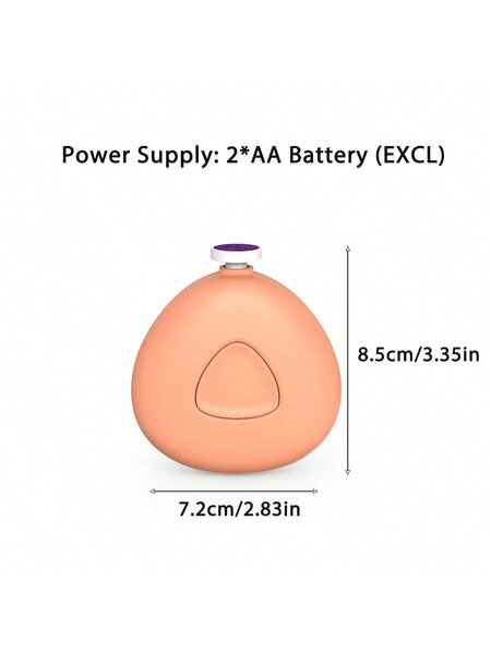1 sarja sähkökäyttöinen kynsilakka 7. paristolla, kotitalouksien, vauvojen ja lasten kynsileikkureille, 6 hiomapäällä