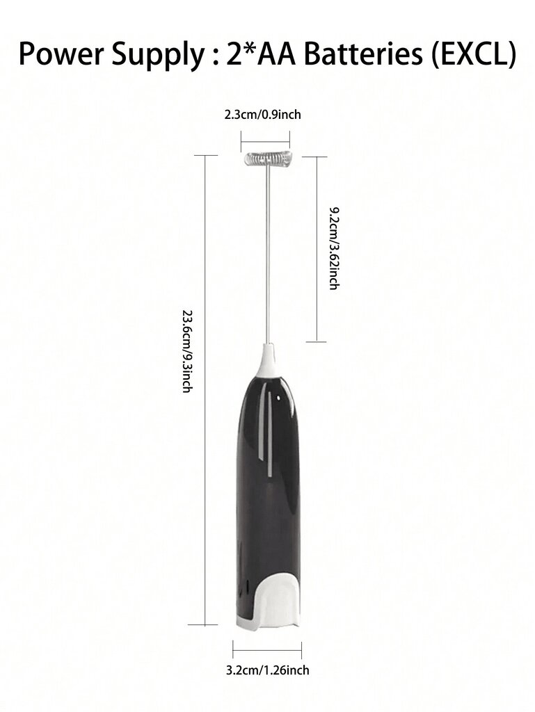 Sähköinen maidonvaahdotin keittiöjuomavaahdotin vispilä sekoitin kahvin cappuccino kerman vispilä vaahtoava sekoitus vispilä munavatkain hinta ja tiedot | Sähkövatkaimet ja maidonvaahdottimet | hobbyhall.fi