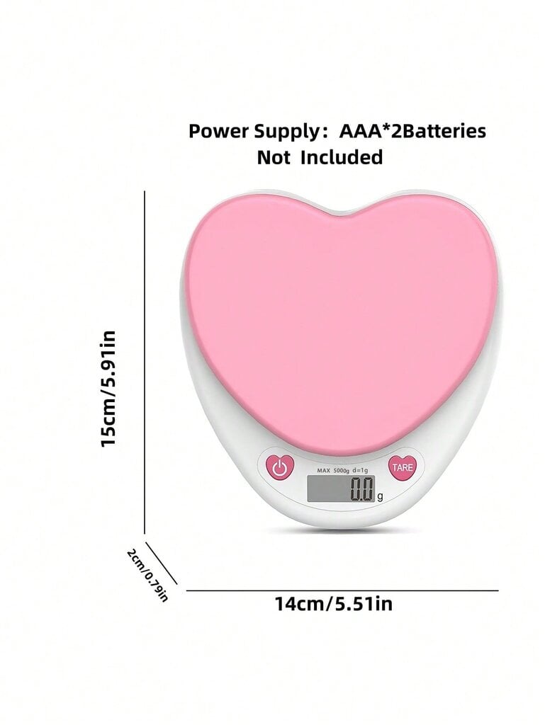 1 kpl Heart Design elektroninen vaaka hinta ja tiedot | Intiimipesutuotteet | hobbyhall.fi