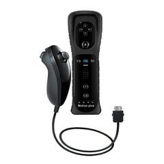 1 pari Wii Nunchuck Controller Set Motion Plus -kaukosäädin Wii Remote Controller -peliohjain Nintendo Wii -pelien ohjaukseen hinta ja tiedot | Ohjain- ja laajennuskortit | hobbyhall.fi