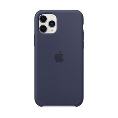 Apple iPhone 11 Pro Silicone Cover Midnight Blue hinta ja tiedot | Puhelimen kuoret ja kotelot | hobbyhall.fi