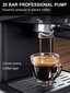 ICUIRE 20 baarin espressokeitin maidonvaahdottimella, 1,5 l/50 unssia irrotettava vesisäiliö, 1050 W puoliautomaattiset espresso-/latte-/cappuccinokoneet kotibaarille hinta ja tiedot | Intiimipesutuotteet | hobbyhall.fi