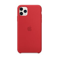 Apple iPhone 11 Pro Max -silikonikuori, punainen (PRODUCT)RED hinta ja tiedot | Puhelimen kuoret ja kotelot | hobbyhall.fi