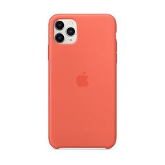 Apple iPhone 11 Pro Max Silicone Cover Clementine (Orange) hinta ja tiedot | Puhelimen kuoret ja kotelot | hobbyhall.fi