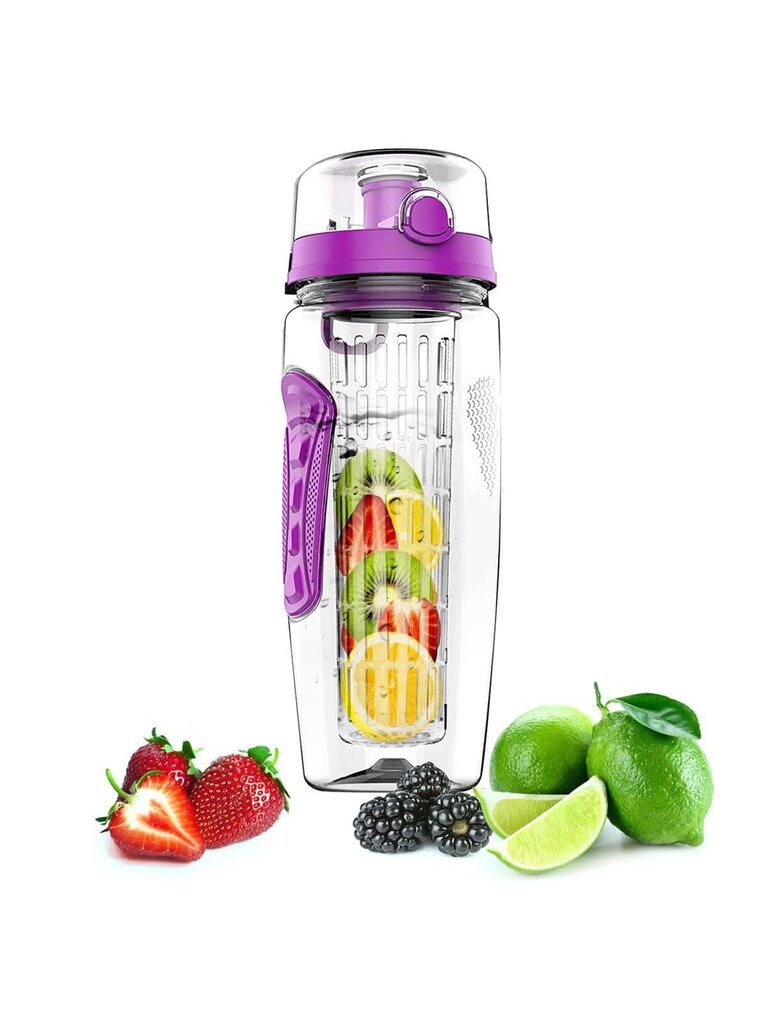 HOMM 32 OZ Fruit Infuser -vesipullo, BPA-vapaa Fruit Infuusio -urheilupullo, vuotamaton, kuntosalille, retkeilyyn ja matkoille hinta ja tiedot | Intiimipesutuotteet | hobbyhall.fi