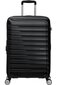 American Tourister Flashline Spinner Black M, 67 cm, musta hinta ja tiedot | Matkalaukut ja matkakassit | hobbyhall.fi