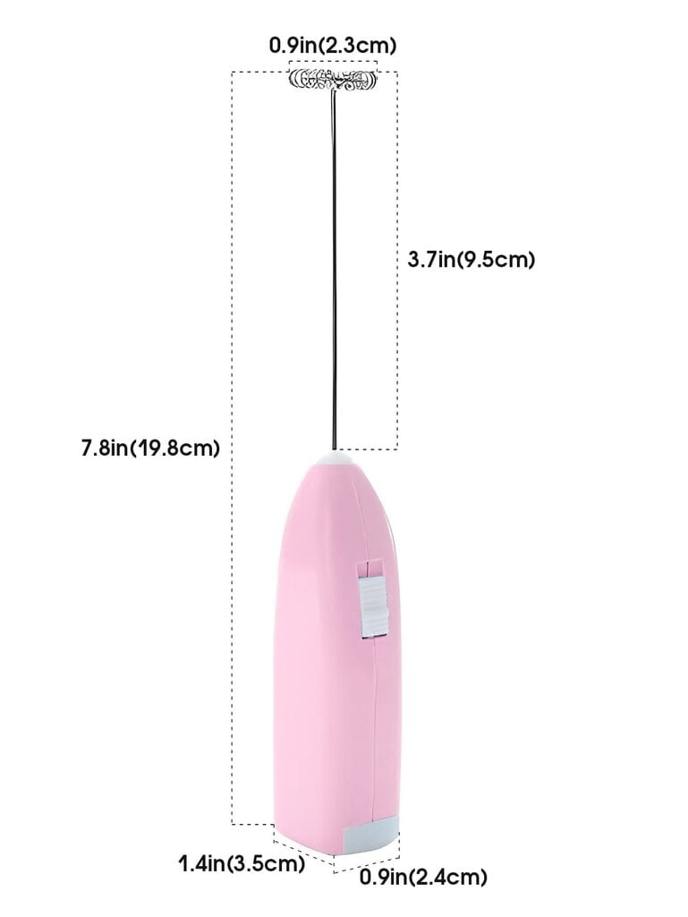 1 kpl sähköinen maidonvaahdotin ja munavatkain, joka toimii kahdella AA paristolla (ei sisälly), musta väri, vatsakahvalla ja 304 ruostumattomasta teräksestä valmistettu kaksoisjousi hinta ja tiedot | Intiimipesutuotteet | hobbyhall.fi