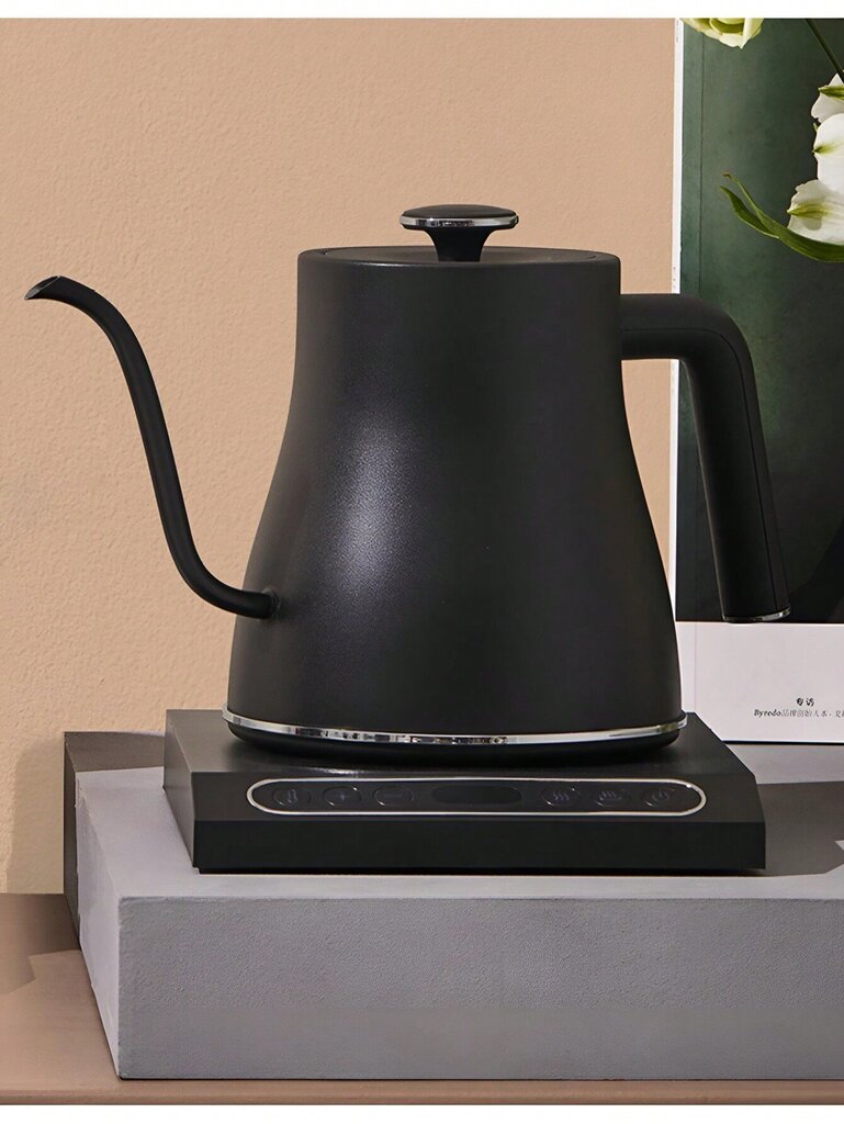 Edoolfffe Gooseneck Kettle Käsinkeitto Kahvinkeitin 1200W Teho 800Ml UK STRIX Termostaatti 10 000 Elinikä 304 Ruostumaton teräs Materiaali Automaattinen Warmin hinta ja tiedot | Intiimipesutuotteet | hobbyhall.fi