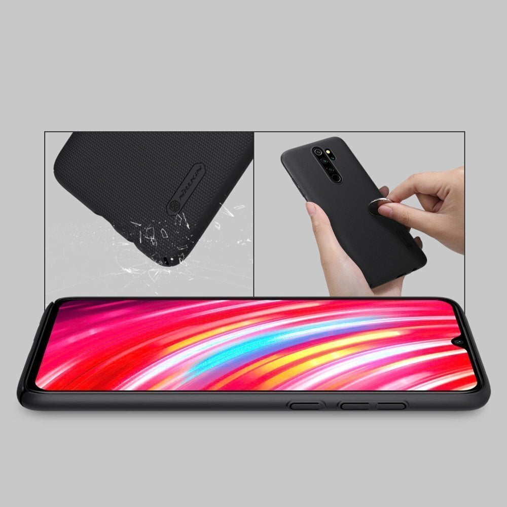 Xiaomi Redmi Note 8 Pro suojakuori Nillkin MI00035NI, musta hinta ja tiedot | Puhelimen kuoret ja kotelot | hobbyhall.fi