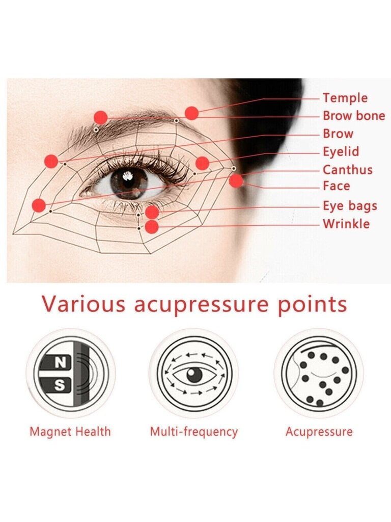 Sähkömagneettinen tärinä Silmähierontalaite Kipua lievittävä väsymys rentouttava kone hinta ja tiedot | Intiimipesutuotteet | hobbyhall.fi