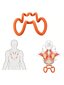 YONGSTYLE Deep Tissue Hierontalaite, Psoas Release Tool, Myofascial Trigger Point Release lapaluiden kipu, Levator scapulae -kipu, alaselän kipu, lantio hinta ja tiedot | Intiimipesutuotteet | hobbyhall.fi