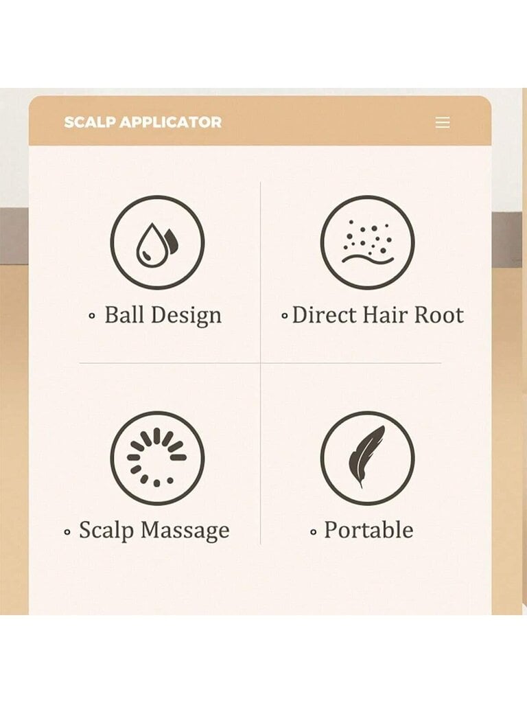 Päänahan applikaattori, nestemäinen kampa, kannettava minihierontakampa öljyn ohjaamiseen ja hiustenlähtöä ehkäisevään päänahan hoitovälineeseen hinta ja tiedot | Intiimipesutuotteet | hobbyhall.fi
