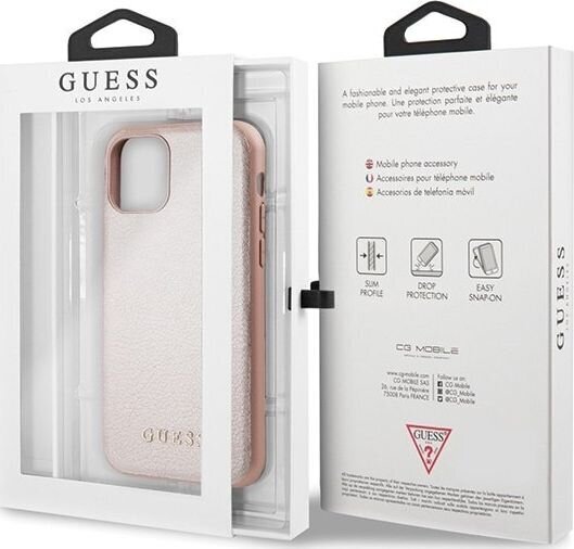 Apple iPhone 11 Pro suojakuori Guess , Rose Gold hinta ja tiedot | Puhelimen kuoret ja kotelot | hobbyhall.fi