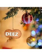 Deez Nuts -ornamentti, 3D Peanut Xmas Party Holiday -riippuvaiset koristeet, hauska maapähkinämallin joulukuusikoristeet, luovia lahjoja pähkinöiden ystäville (2 kpl hinta ja tiedot | Intiimipesutuotteet | hobbyhall.fi