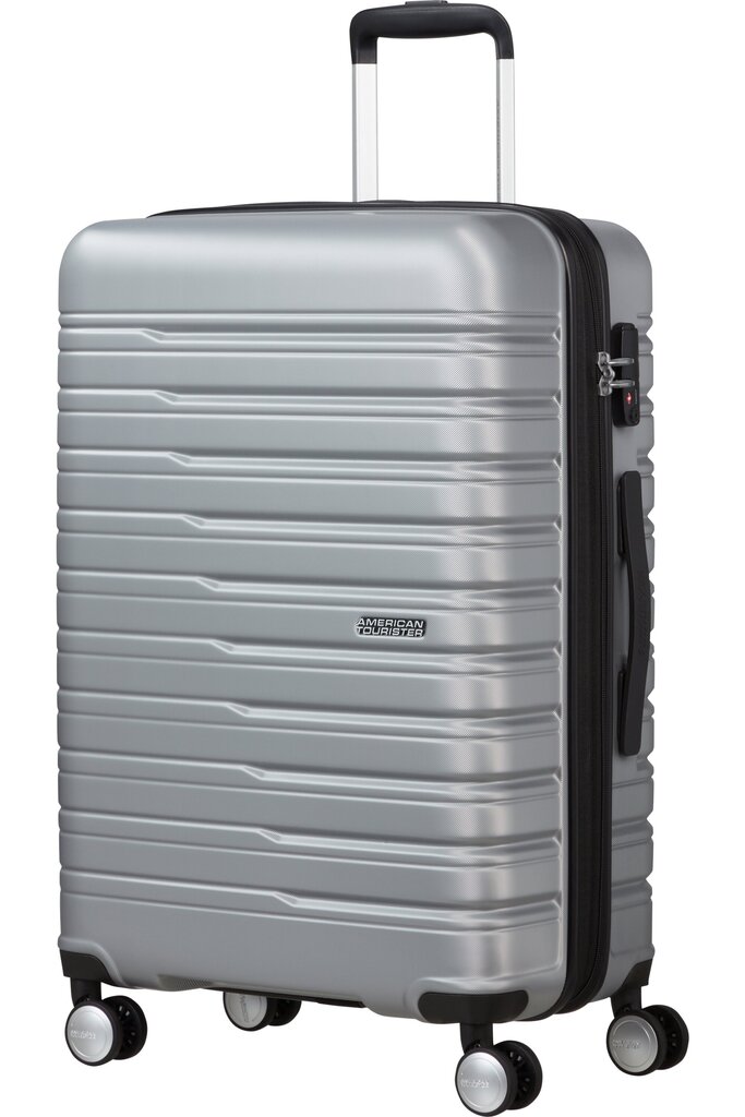 American Tourister Flashline Spinner M, 67 cm, harmaa hinta ja tiedot | Matkalaukut ja matkakassit | hobbyhall.fi