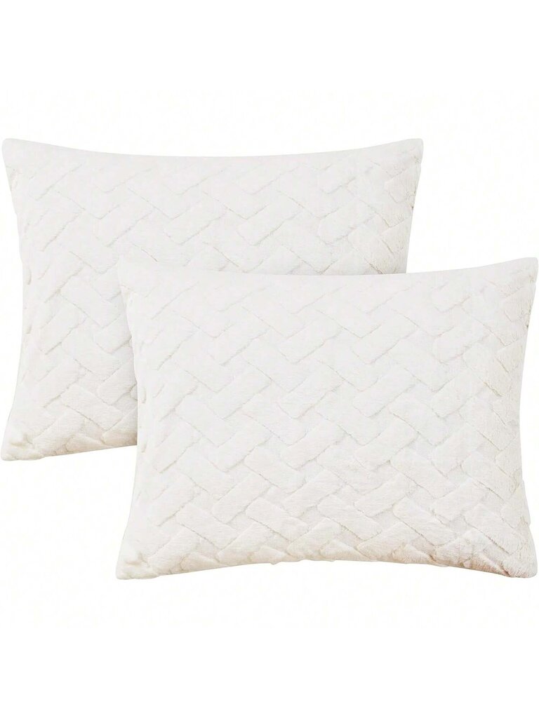 Homehours King -peittosetti - Ivory Basket Weave, King-size - 3 kpl Designer-vuodepeitesetit, joissa on 1 peitto ja 2 tyynynvartta, king hinta ja tiedot | Intiimipesutuotteet | hobbyhall.fi