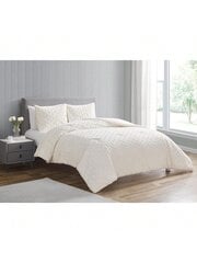 Homehours King -peittosetti - Ivory Basket Weave, King-size - 3 kpl Designer-vuodepeitesetit, joissa on 1 peitto ja 2 tyynynvartta, king hinta ja tiedot | Intiimipesutuotteet | hobbyhall.fi