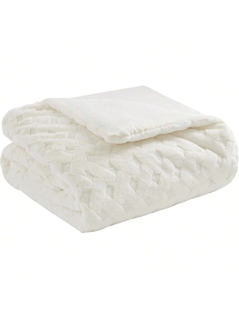 Homehours King -peittosetti - Ivory Basket Weave, King-size - 3 kpl Designer-vuodepeitesetit, joissa on 1 peitto ja 2 tyynynvartta, king hinta ja tiedot | Intiimipesutuotteet | hobbyhall.fi