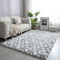 Matto Nicole 160x230cm valkoinen-harmaa hinta ja tiedot | Isot matot | hobbyhall.fi