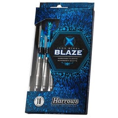 Darts Harrows Blaze Softip, 3 kpl, musta, sininen hinta ja tiedot | Darts | hobbyhall.fi