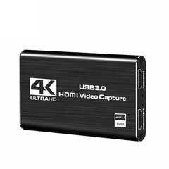 4K HDMI USB 3.0 -videokaappauskortti - Pelien suoratoisto ja tallennus hinta ja tiedot | Adapterit | hobbyhall.fi