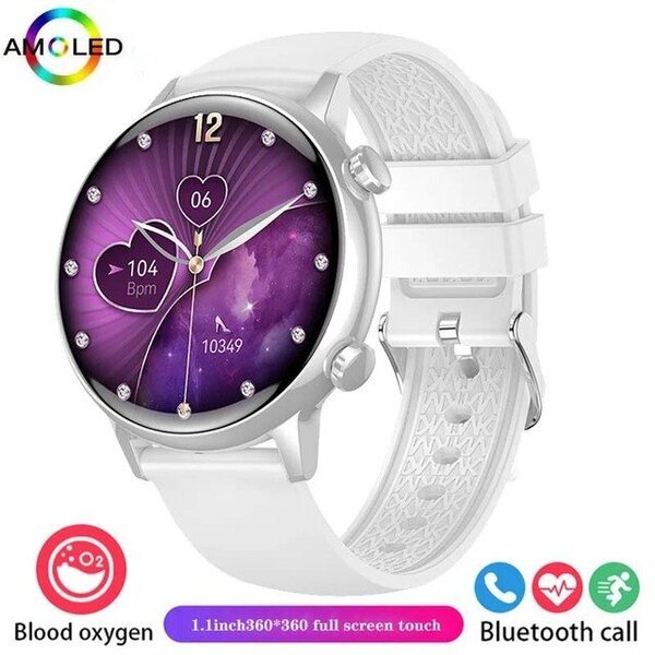 Uusi HK39 Adult's Smartwatch 2024 18MM HD Screen NFC Bluetooth Call Vedenpitävä aikuisten älykello Android IOS:lle