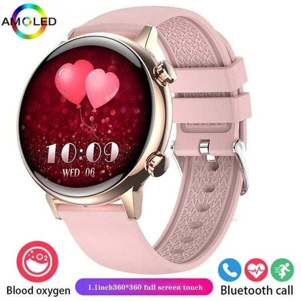 Uusi HK39 Adult's Smartwatch 2024 18MM HD Screen NFC Bluetooth Call Vedenpitävä aikuisten älykello Android IOS:lle