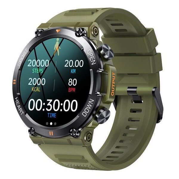 Alkuperäinen K56 Pro Smart Watch Bluetooth Call Sport 400mAh pitkä valmiustila 1,39 tuuman 360*360 HD Screen Outdoor Smart Watch aikuisille