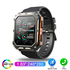 2024 Uusi C20 Pro Smart Watch Voice Assistant BT Wireless Call Business Outdoor Sports IP68 vedenpitävä rannekello Android iOS:lle hinta ja tiedot | Kellot | hobbyhall.fi