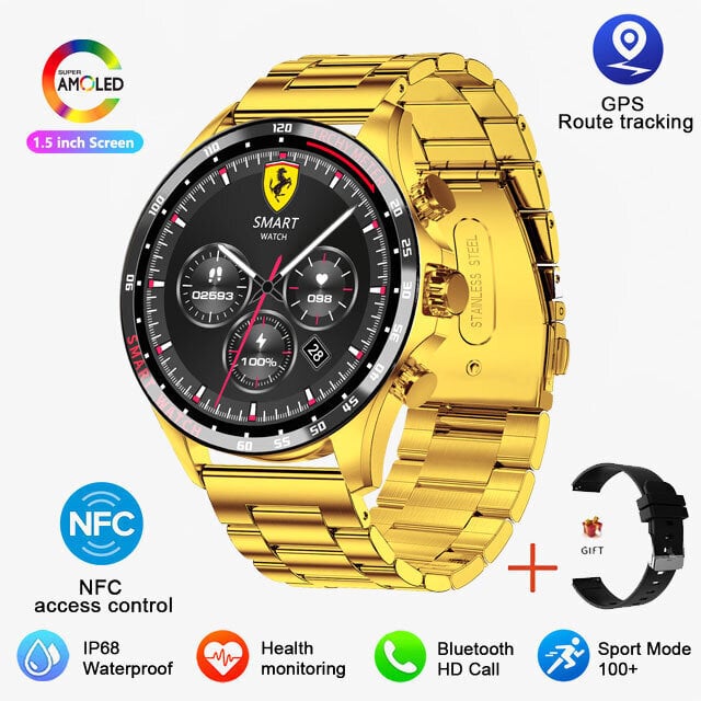 HUAWEI GT4 Pro GPS Smart Watch Adult Fitness Watch Näytä aina HD-näyttö NFC BT Call Smart Watch Adults IP68 Vesitiivis hinta ja tiedot | Älykellot | hobbyhall.fi