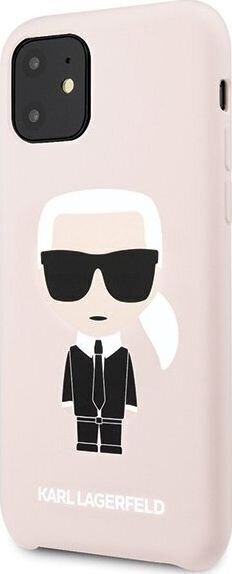 Karl Lagerfeld suojakuori GSM098509, iPhone 11, vaaleanpunainen hinta ja tiedot | Puhelimen kuoret ja kotelot | hobbyhall.fi