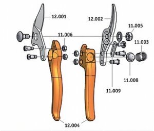 Puutarhasakset Alkuperäinen LOWE 12.104 hinta ja tiedot | Puutarhatyökalut | hobbyhall.fi