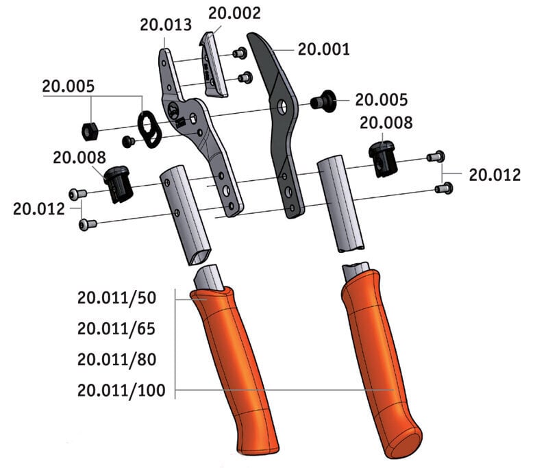 Haarasakset Alkuperäinen LÖWE 21.080 hinta ja tiedot | Puutarhatyökalut | hobbyhall.fi