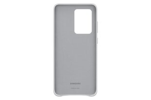 Nahkainen suojakuori Samsung Ultra Galaxy S20 Ultra, harmaa hinta ja tiedot | Puhelimen kuoret ja kotelot | hobbyhall.fi