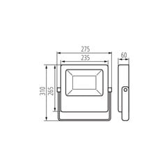 LED-kohdevalo FL Agor 100W hinta ja tiedot | Puutarha- ja ulkovalot | hobbyhall.fi