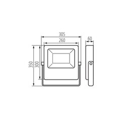 LED-ulkovalo FL Agor 150W hinta ja tiedot | Puutarha- ja ulkovalot | hobbyhall.fi