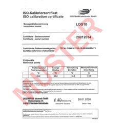 Lämpötilatietologgeri LOG10 31.1046 hinta ja tiedot | Sääasemat, lämpö- ja kosteusmittarit | hobbyhall.fi