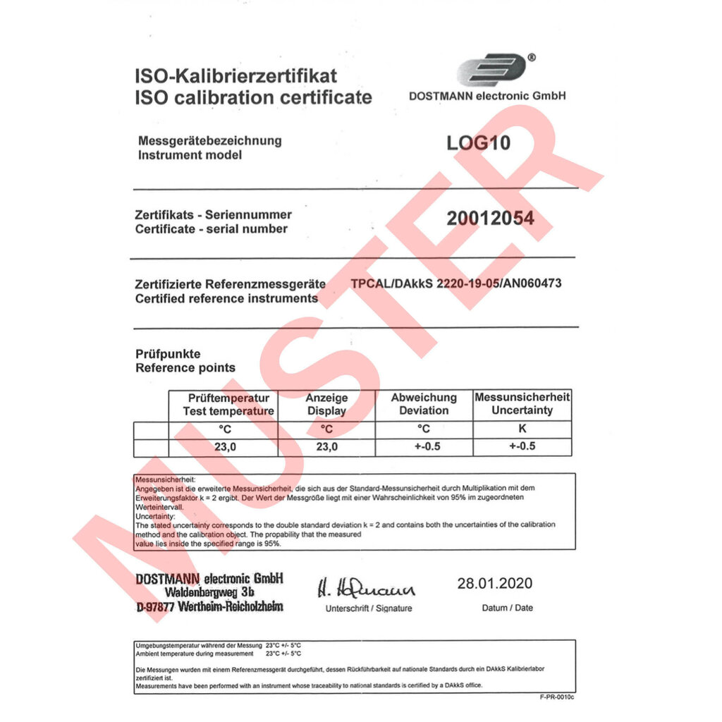 Lämpötilatietologgeri LOG10 31.1046 hinta ja tiedot | Sääasemat, lämpö- ja kosteusmittarit | hobbyhall.fi