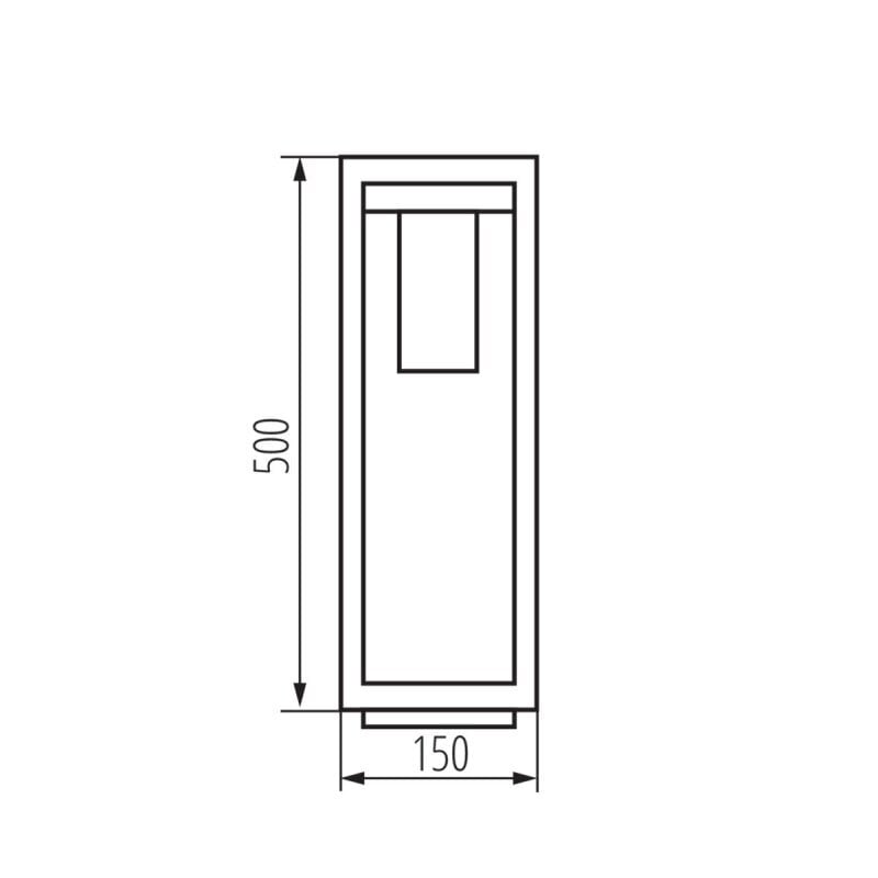 Ulkovalaisin Kanlux VIMO 50 BR 34985 hinta ja tiedot | Puutarha- ja ulkovalot | hobbyhall.fi