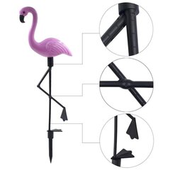 Aurinkoenergialla ladattava LED puutarhavalaisinsetti - flamingot, 3 kpl, 53cm hinta ja tiedot | Puutarha- ja ulkovalot | hobbyhall.fi