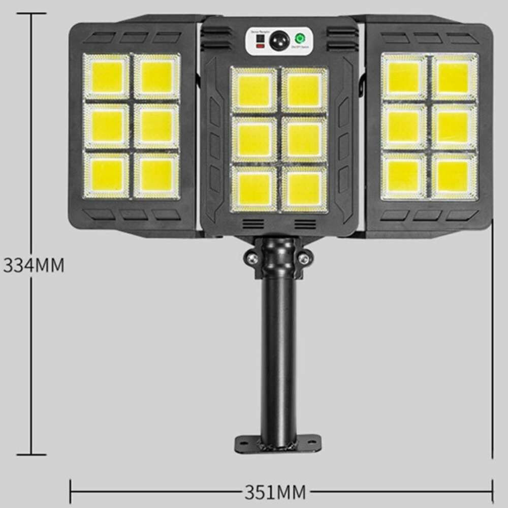 Katuvalaisin aurinkoelementillä ja ohjauspaneelilla, 450 W hinta ja tiedot | Puutarha- ja ulkovalot | hobbyhall.fi