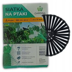 Lintuverkko Gardina, 10m x 20m, 10g/m2, vihreä hinta ja tiedot | Puutarhatyökalut | hobbyhall.fi