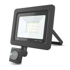 Kohdevalo LED PROXIM II 20W 6000K PIR IP66 Forever Light, musta hinta ja tiedot | Puutarha- ja ulkovalot | hobbyhall.fi