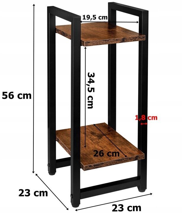 Hokery kukkateline, 56 cm hinta ja tiedot | Kukkatelineet ja kukkapöydät | hobbyhall.fi