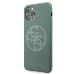 Guess GUHCN65LS4GKA 4G Tone On Tone hard back cover case for Apple iPhone 11 Pro Max Khaki Green hinta ja tiedot | Puhelimen kuoret ja kotelot | hobbyhall.fi