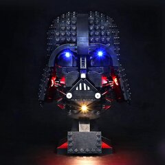 Bourvill Led Lights Kit Lego Darth Vader -kypärään 75304 - valosarja, joka on yhteensopiva Lego 75304 -sarjan kanssa - klassinen versio (valosarja ilman mallia) hinta ja tiedot | LED-valonauhat | hobbyhall.fi